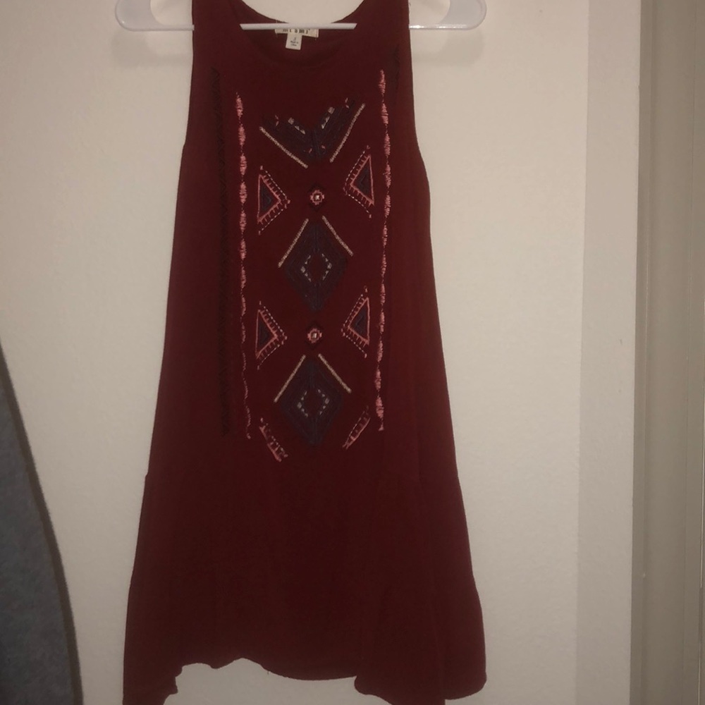 Red dress
